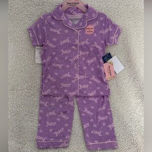 Juicy Couture Lavender Kids Pajama Set